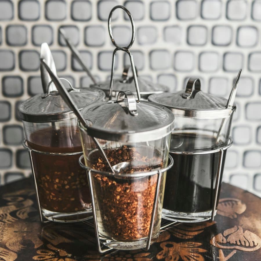 Stainless Steel Kitchen Storage Set
